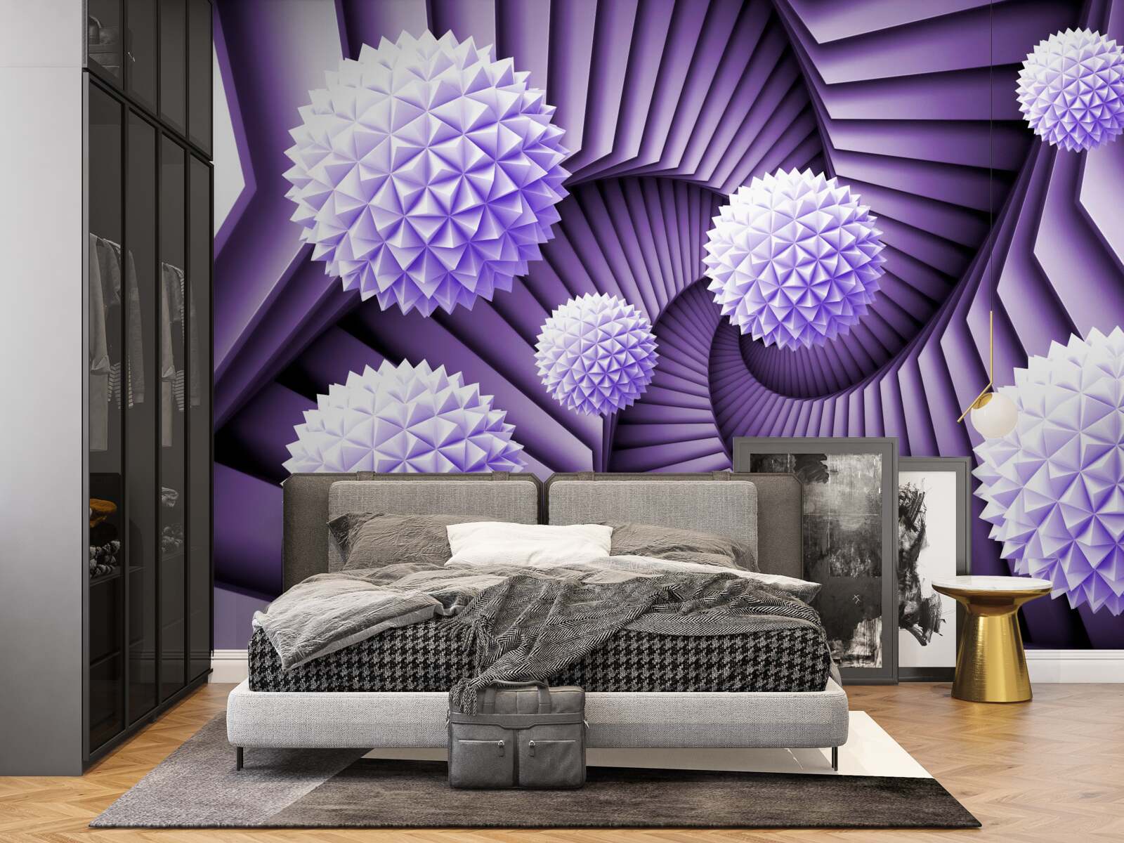 Fototapeta drabina i kula w abstrakcji