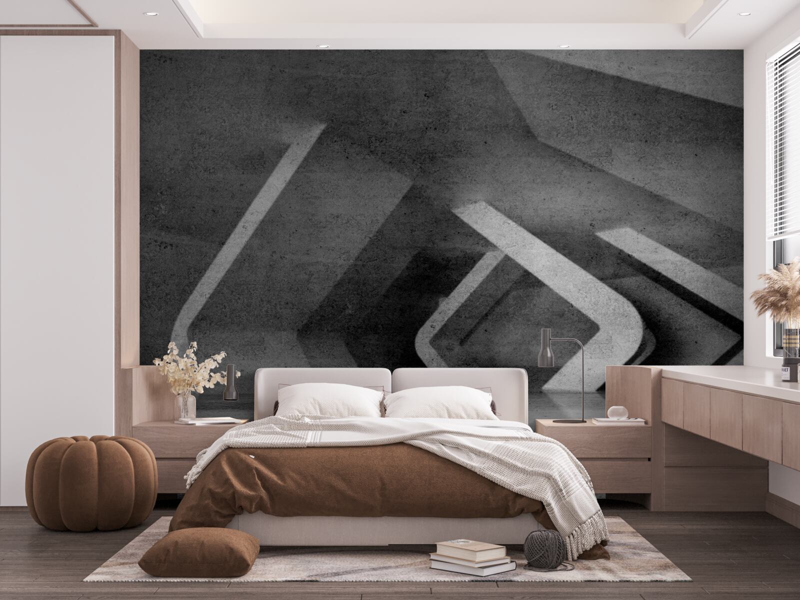 Fototapeta szary tunel