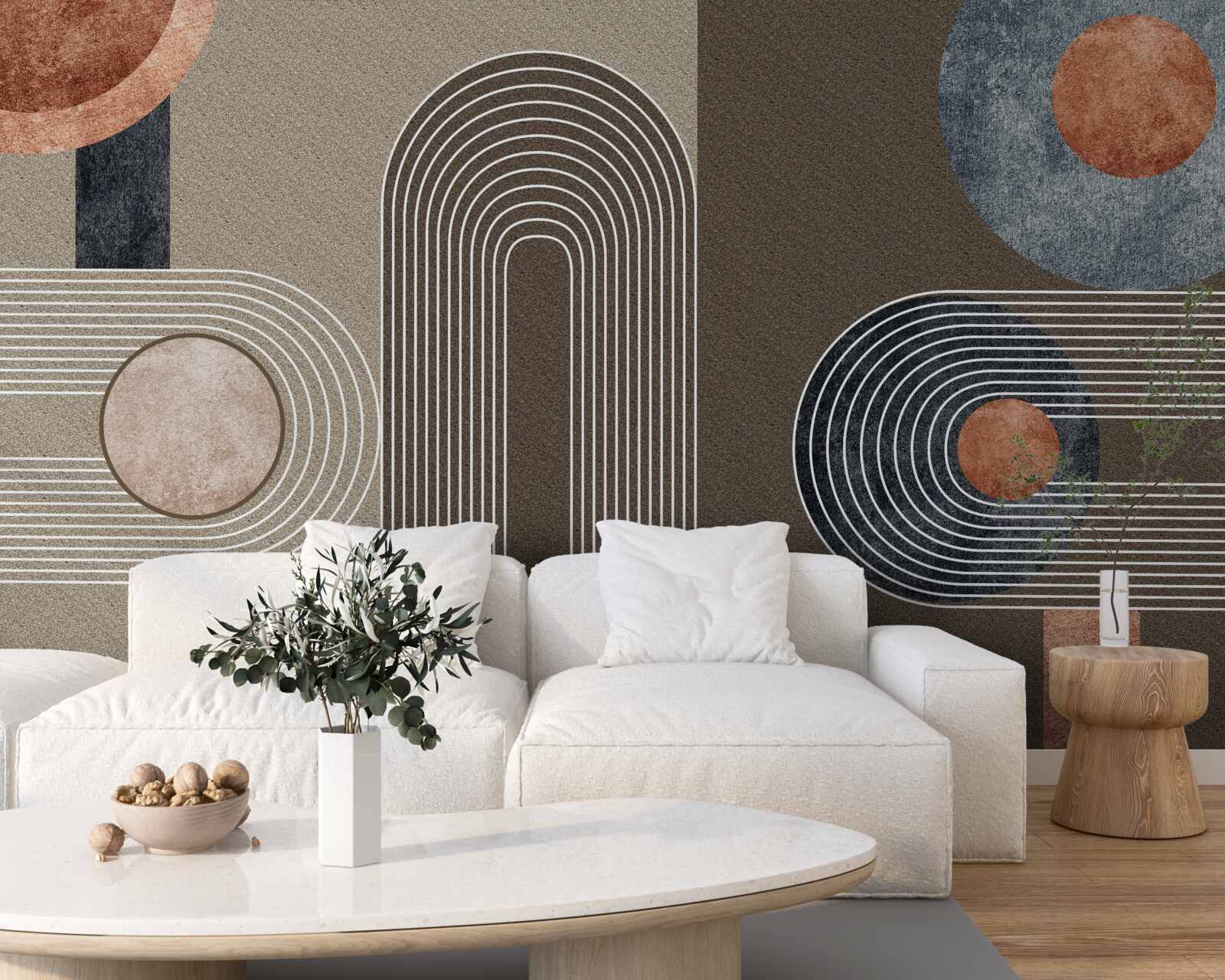 Fototapeta linie płynnie przechodzą jedna w drugą