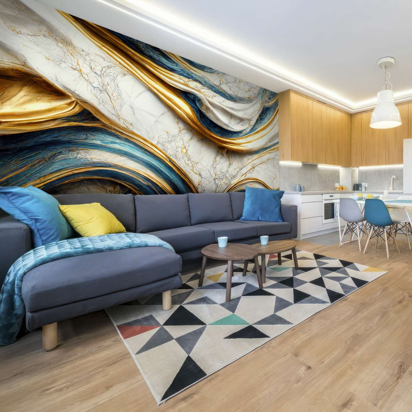 Fototapeta cztery opcje odcienia marmuru