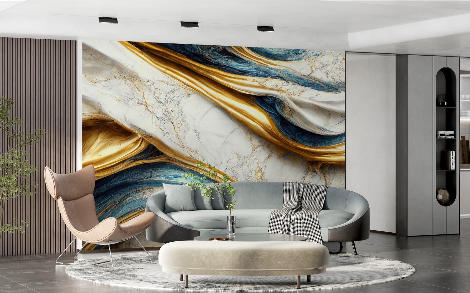 Fototapeta cztery opcje odcienia marmuru