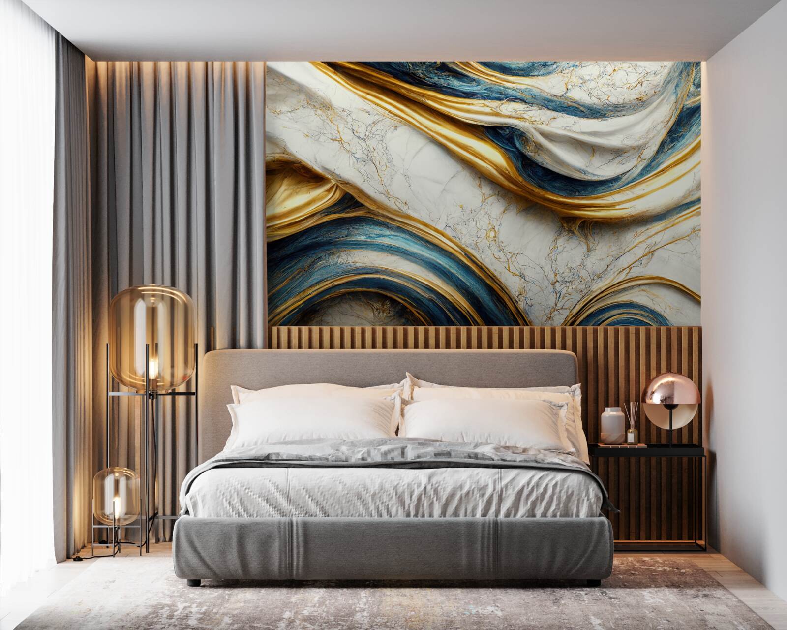 Fototapeta cztery opcje odcienia marmuru