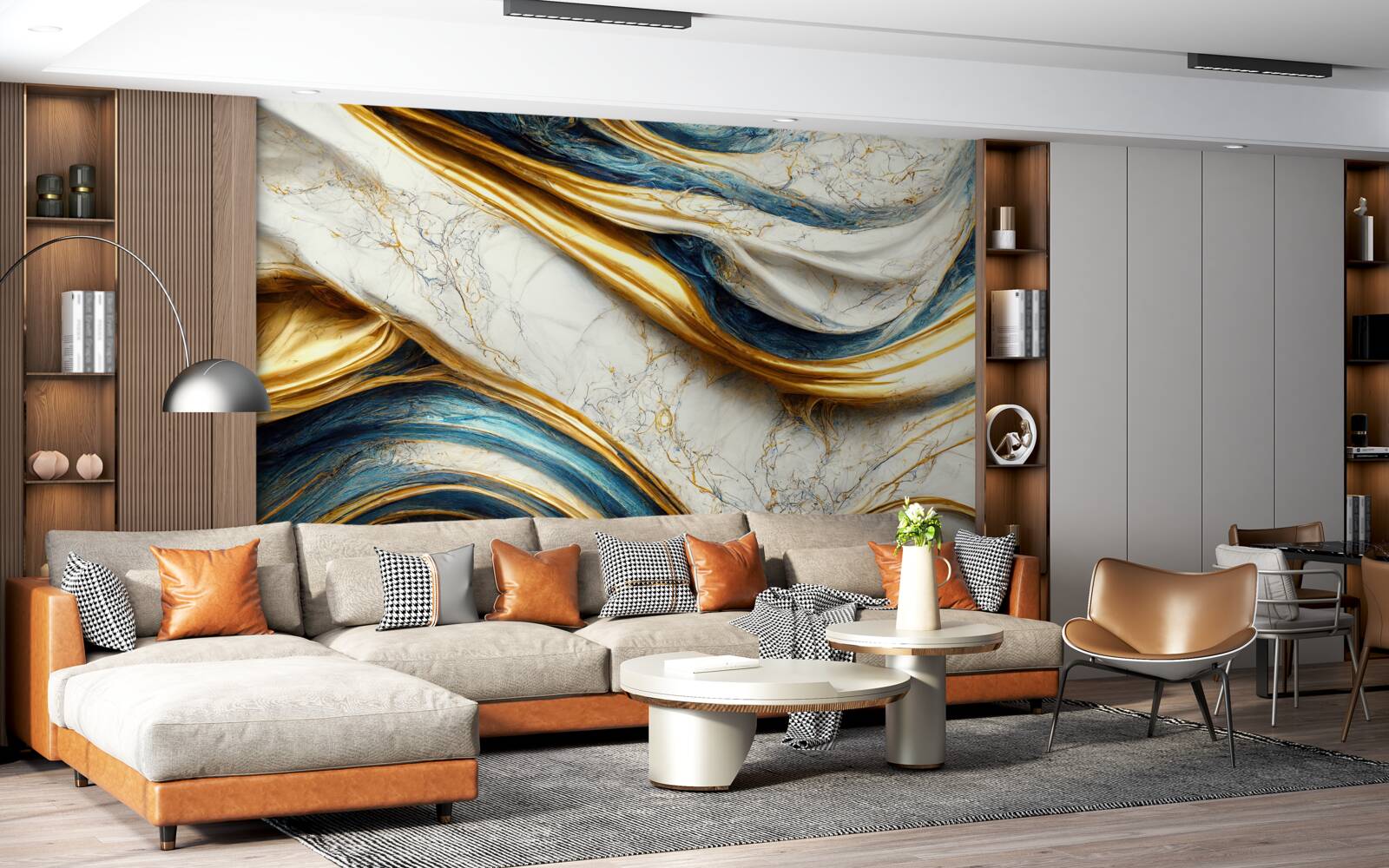 Fototapeta cztery opcje odcienia marmuru