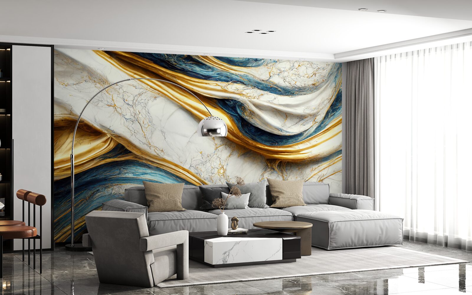 Fototapeta cztery opcje odcienia marmuru