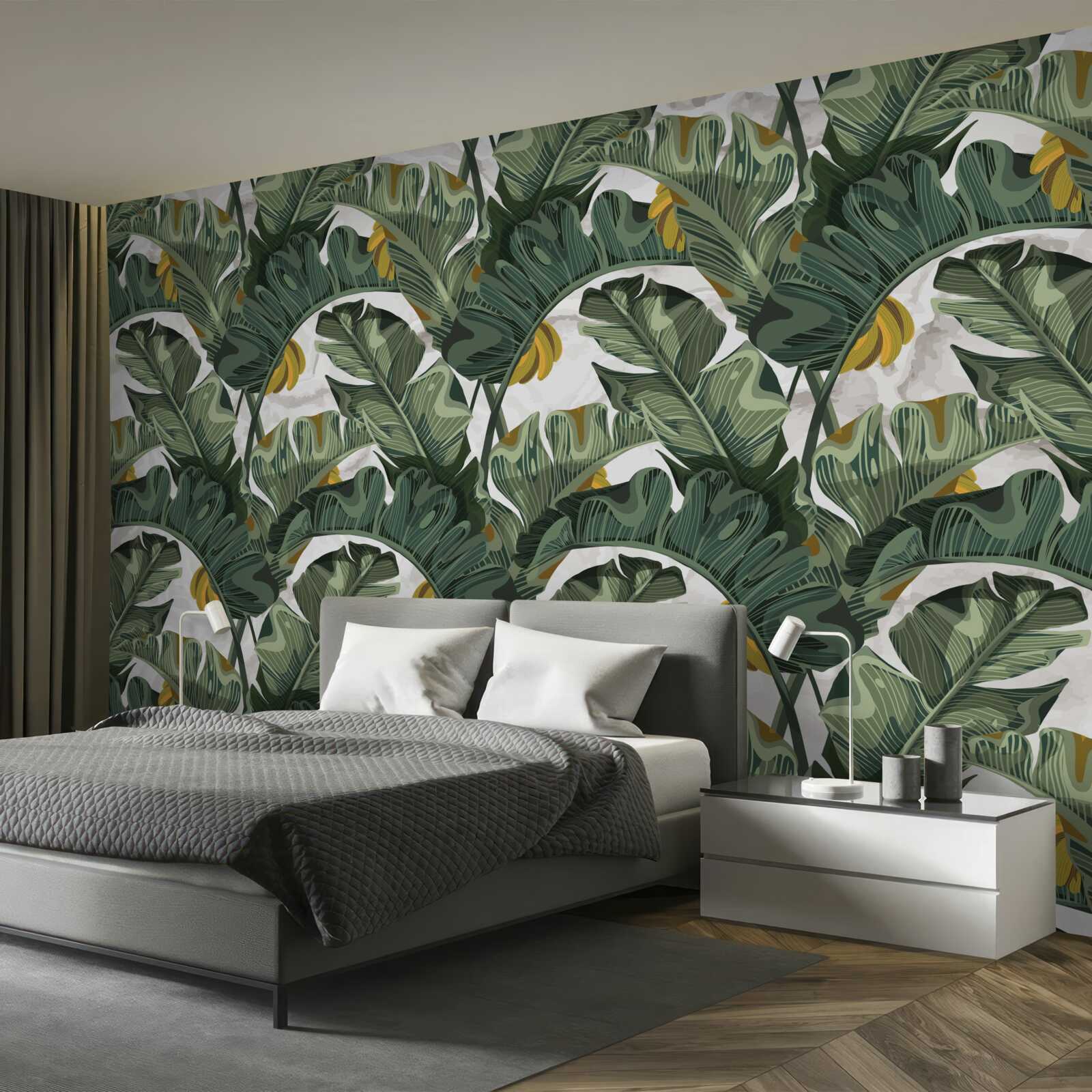 Fototapeta abstrakcyjny obraz liści paproci