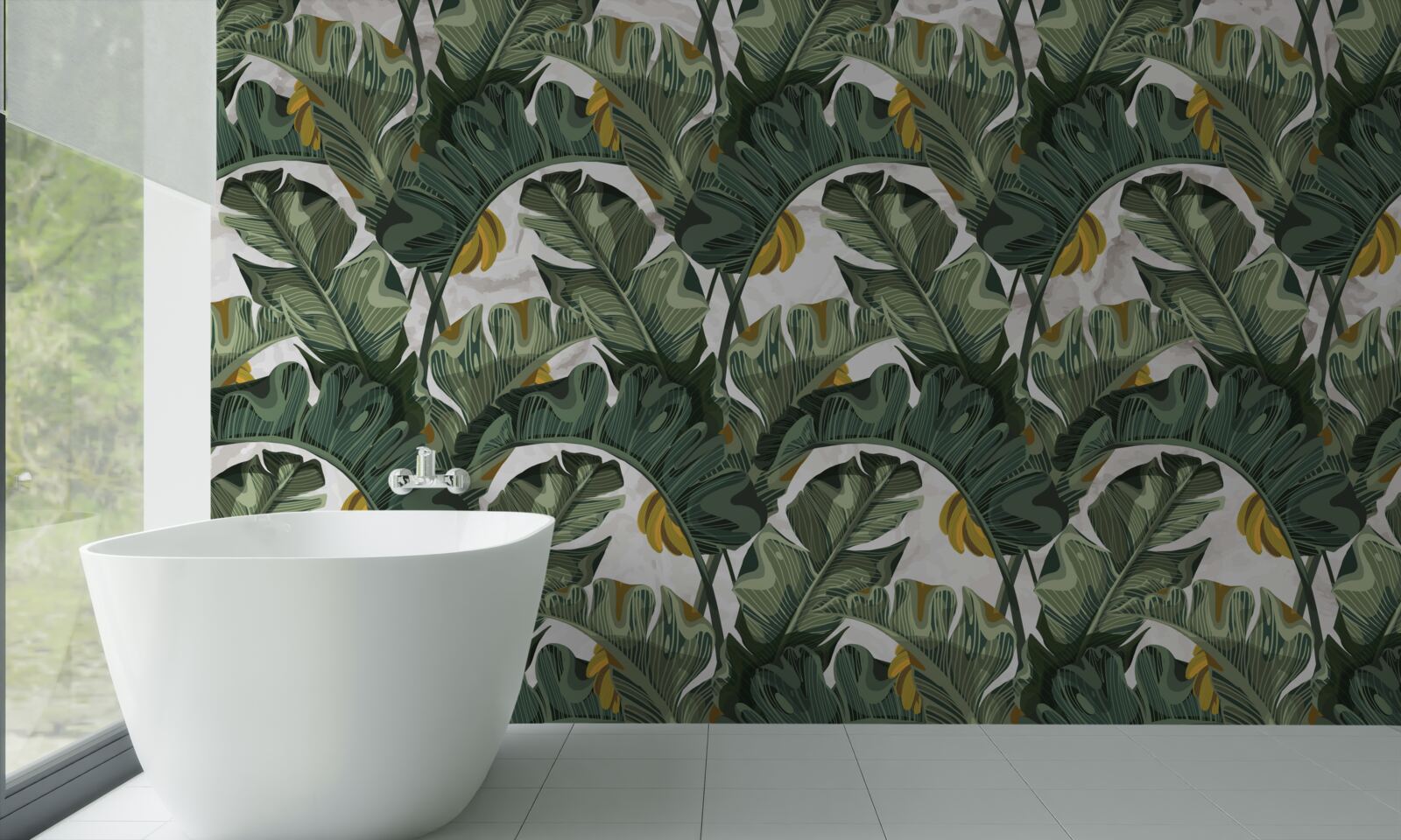 Fototapeta abstrakcyjny obraz liści paproci