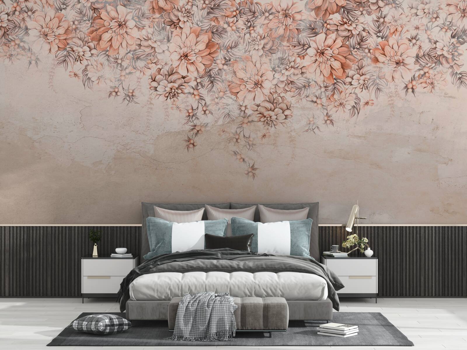 Fototapeta wiele dużych pąków