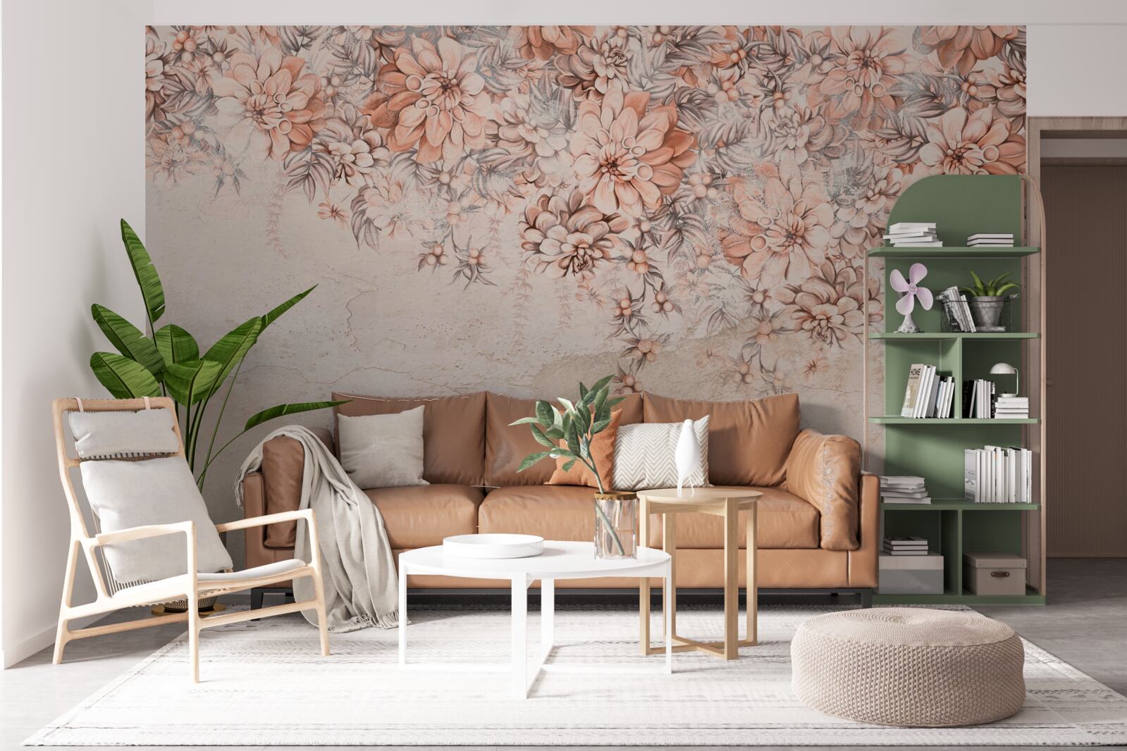 Fototapeta wiele dużych pąków