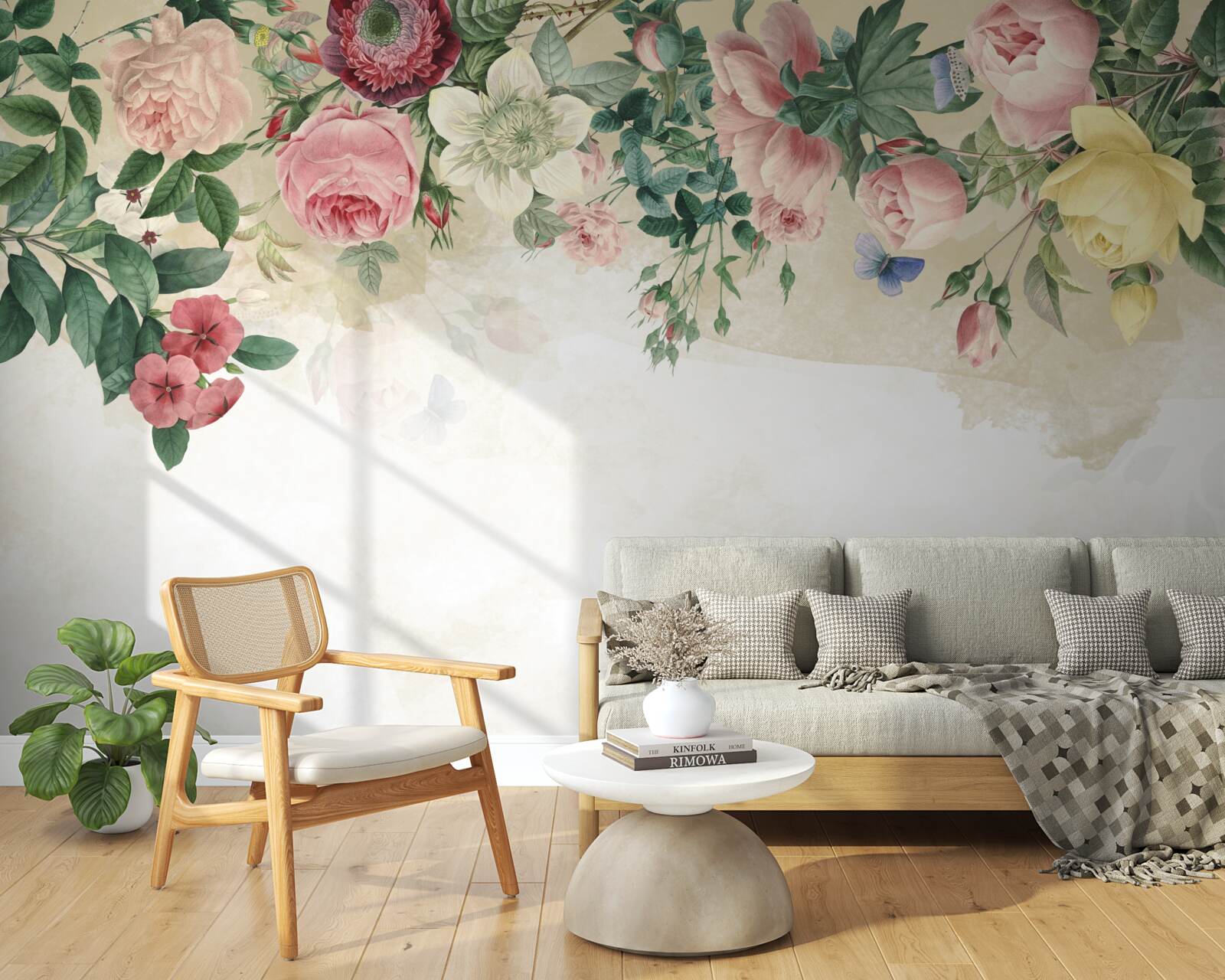 Fototapeta różowe pąki w różnych odcieniach