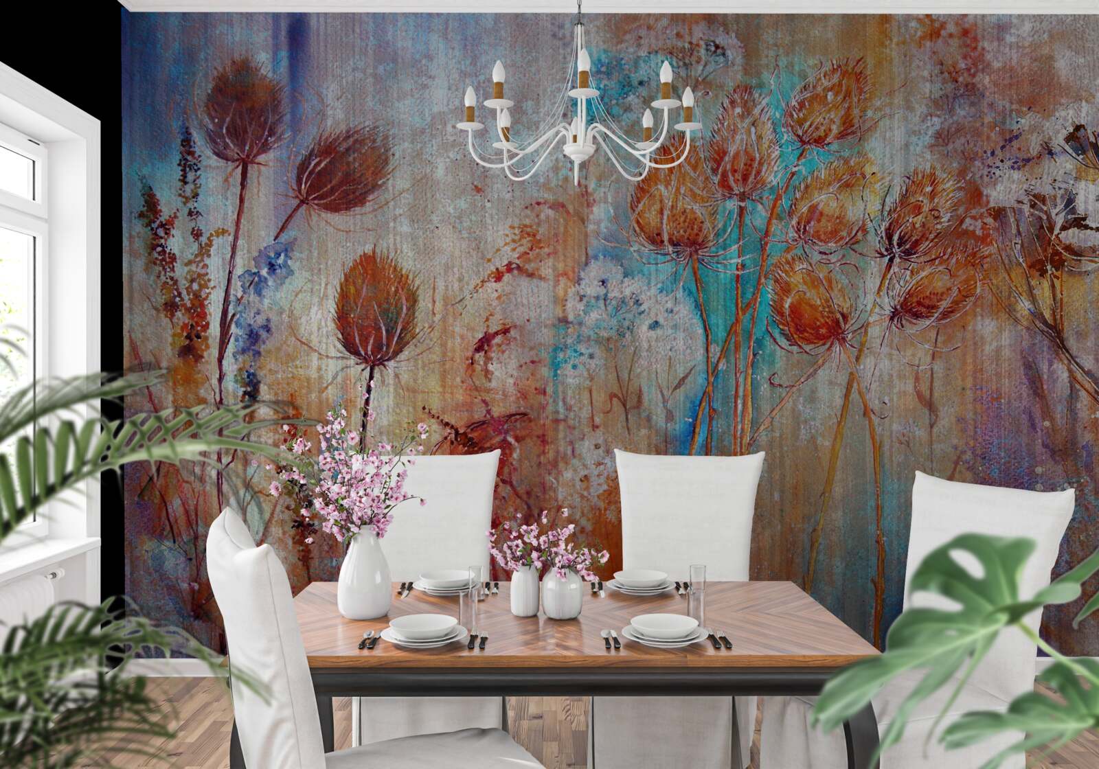 Fototapeta różnorodność kolorów kwitnienia