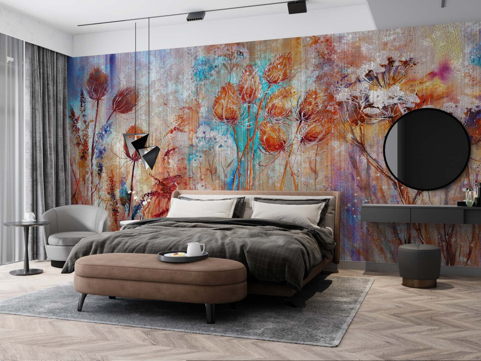 Fototapeta różnorodność kolorów kwitnienia