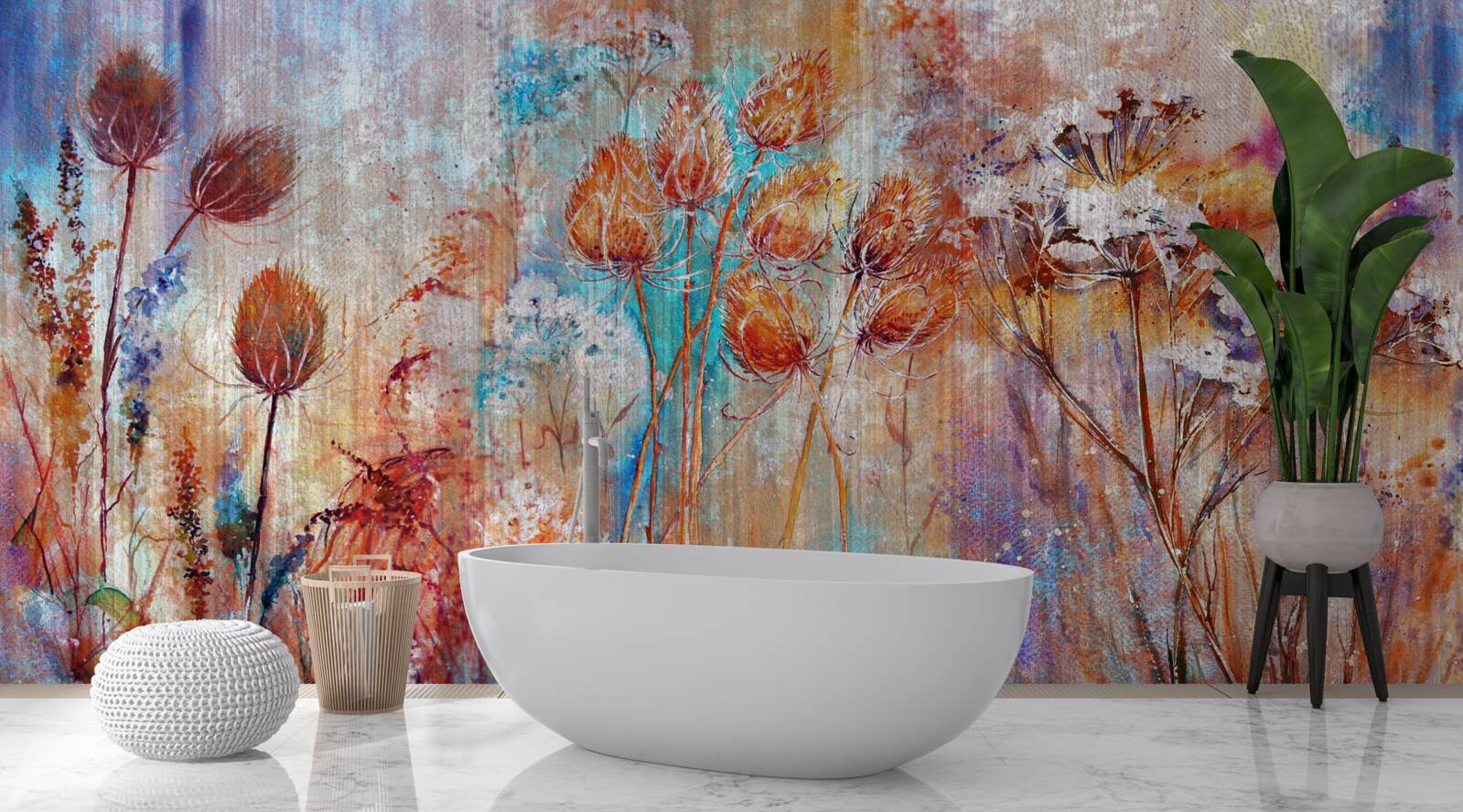 Fototapeta różnorodność kolorów kwitnienia