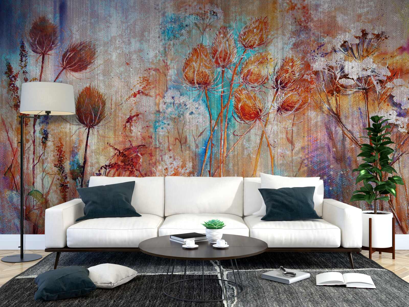 Fototapeta różnorodność kolorów kwitnienia