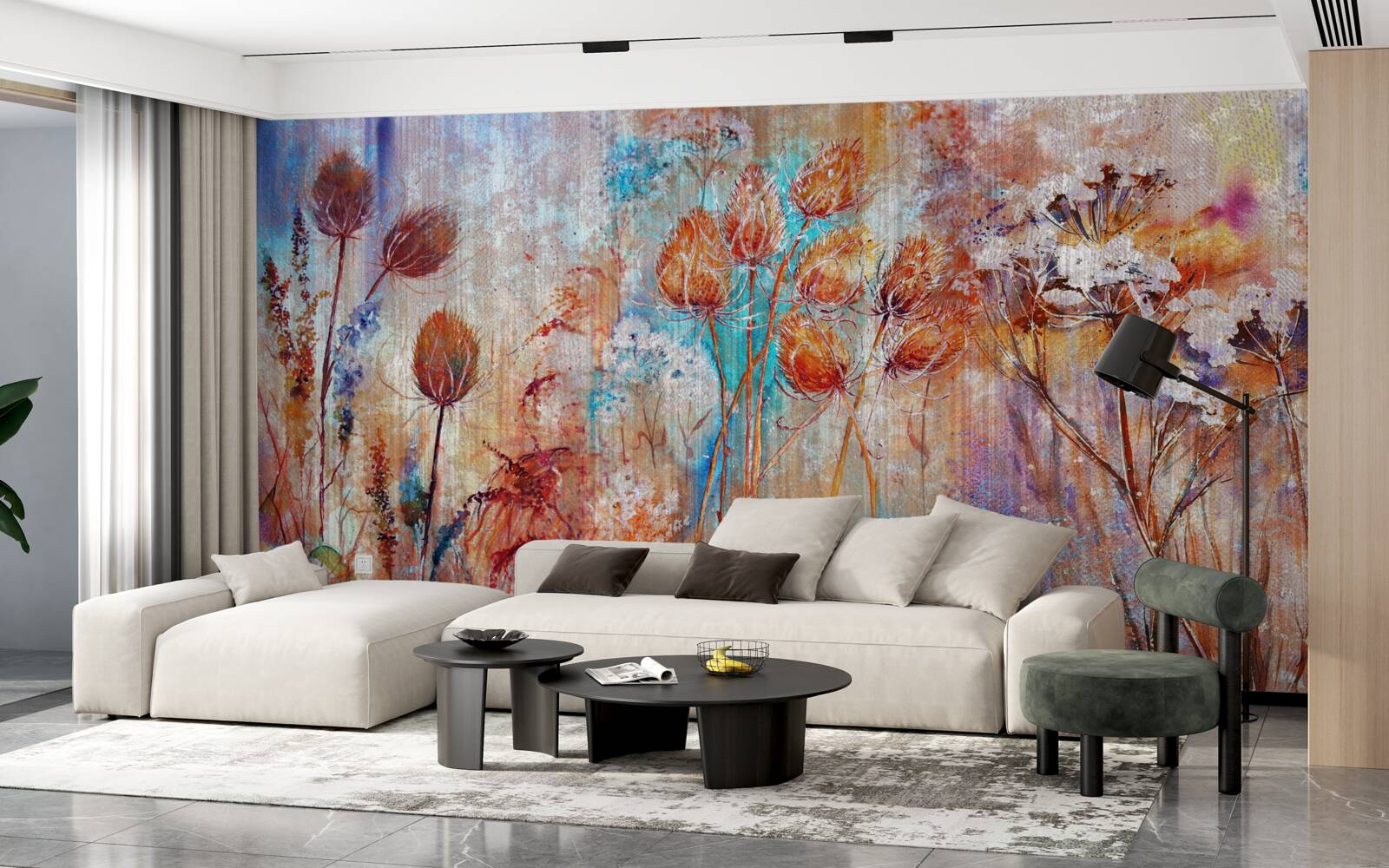 Fototapeta różnorodność kolorów kwitnienia