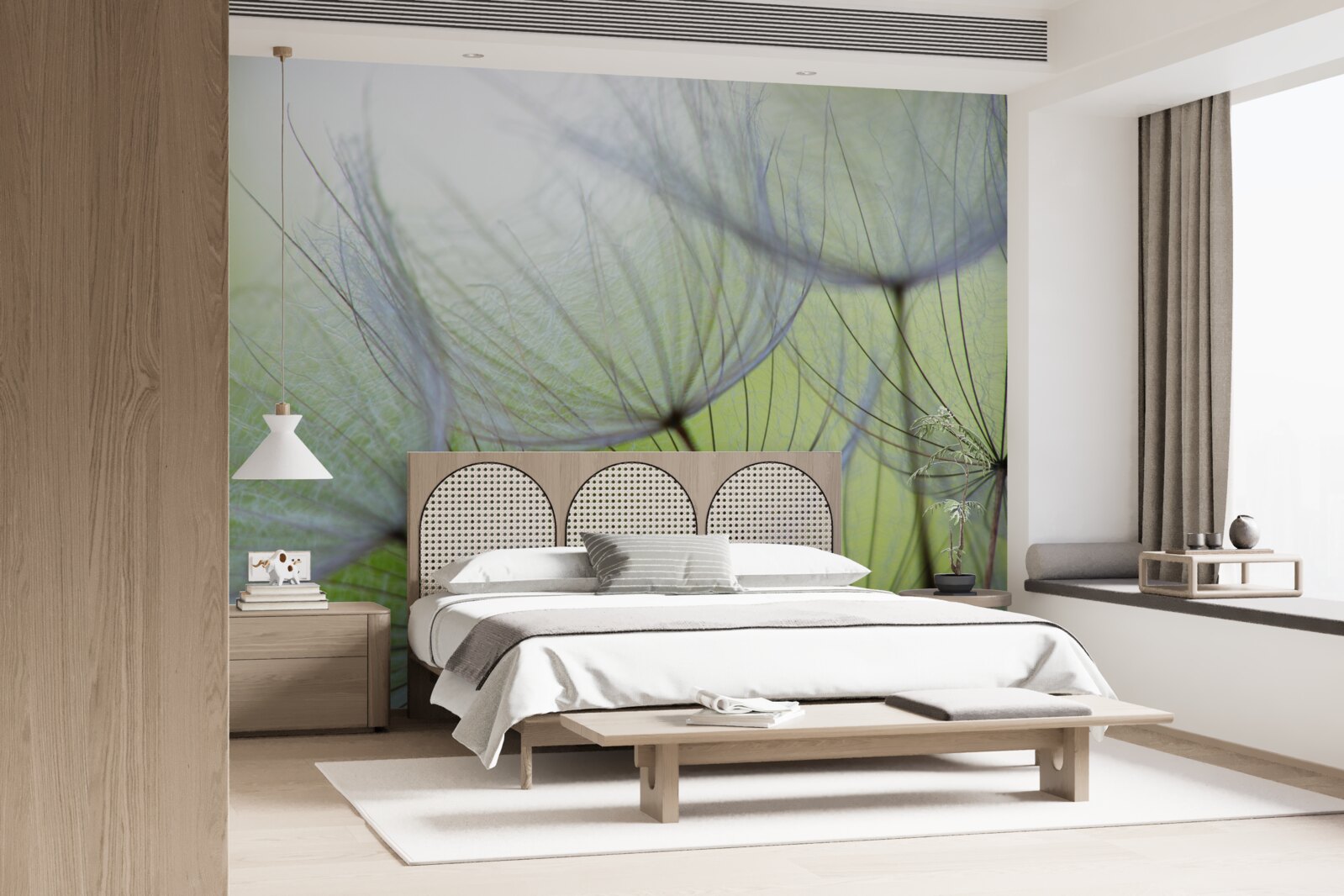 Fototapeta jesienią mlecze zwiędły