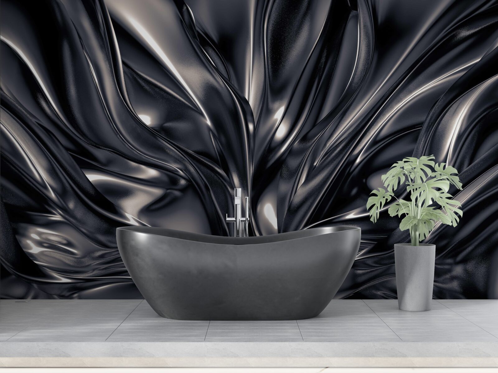 Fototapeta krople wody w nocnym jeziorze