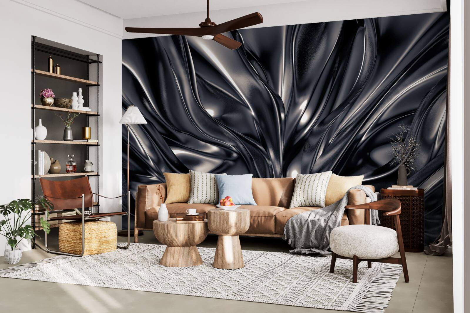 Fototapeta krople wody w nocnym jeziorze