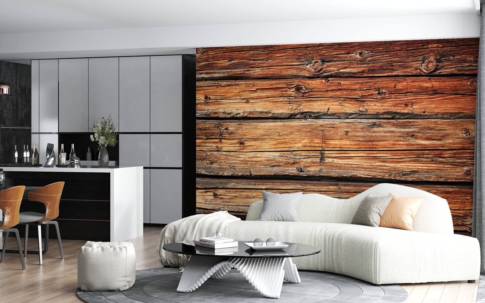 Fototapeta niezabezpieczona deska z jasnego drewna