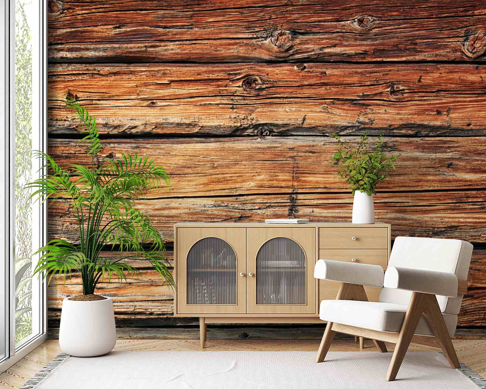 Fototapeta niezabezpieczona deska z jasnego drewna