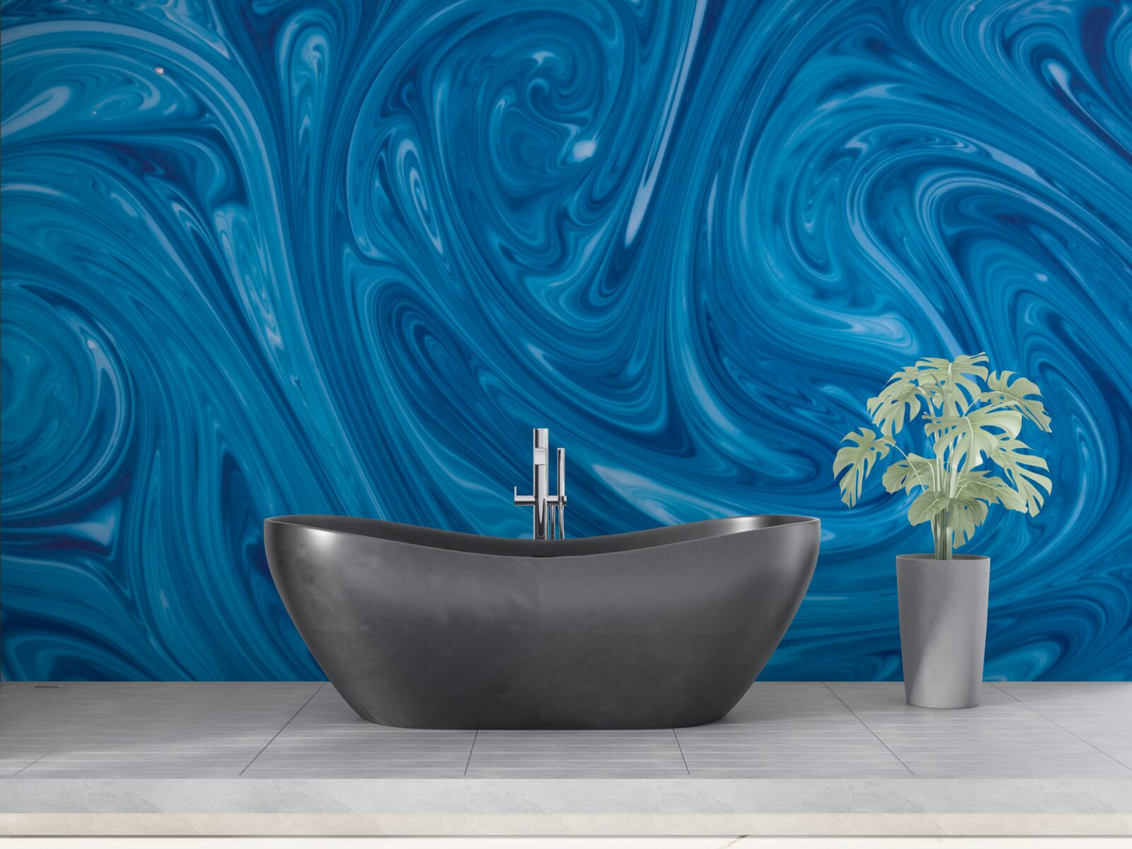 Fototapeta wahania błękitnego morza