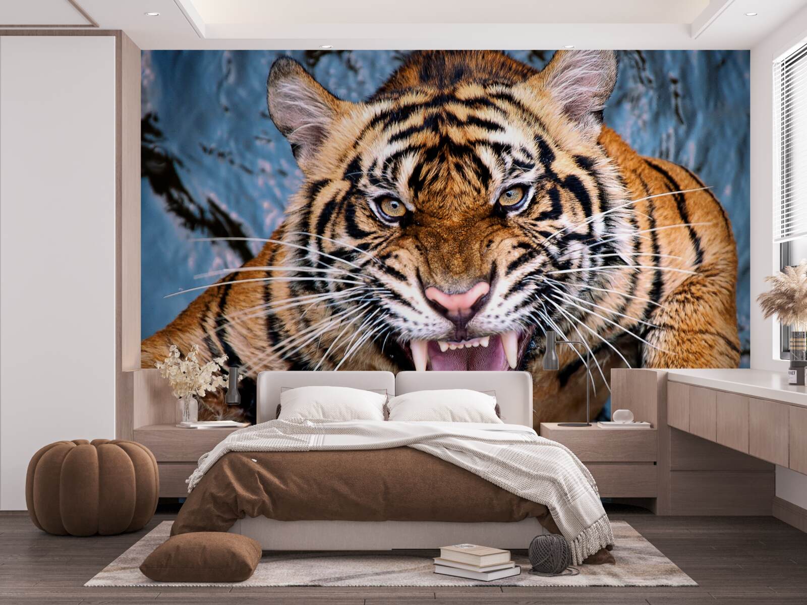 Fototapeta tygrys ryczy ze złości