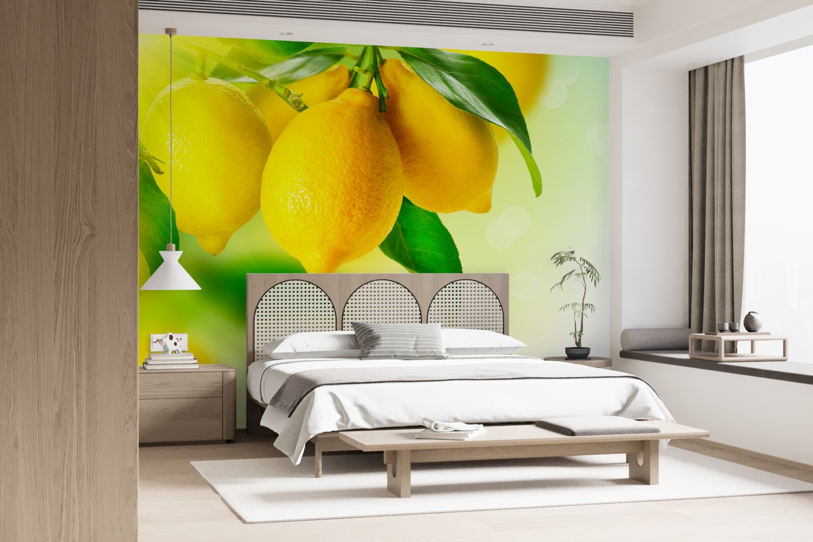 Fototapeta cytryny mają bogaty żółty kolor