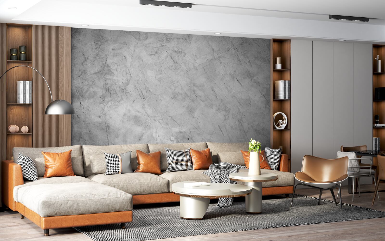 Fototapeta ulewny deszcz w lesie zanurzonym we mgle