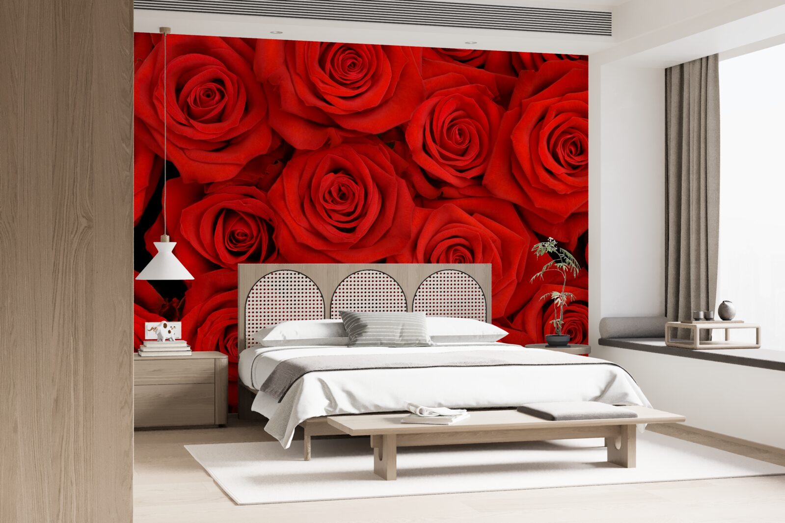 Fototapeta bukiet czerwonych róż