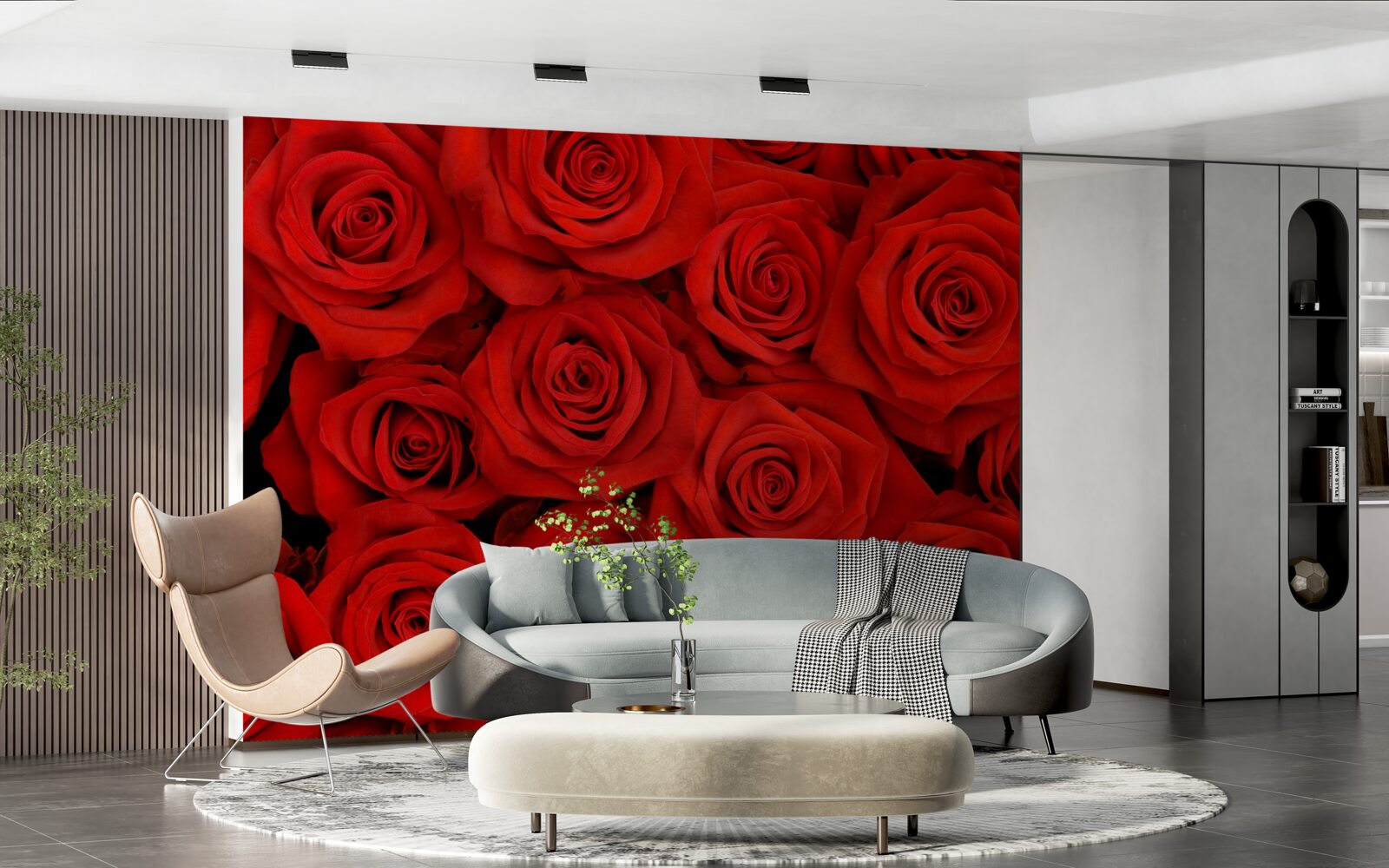 Fototapeta bukiet czerwonych róż