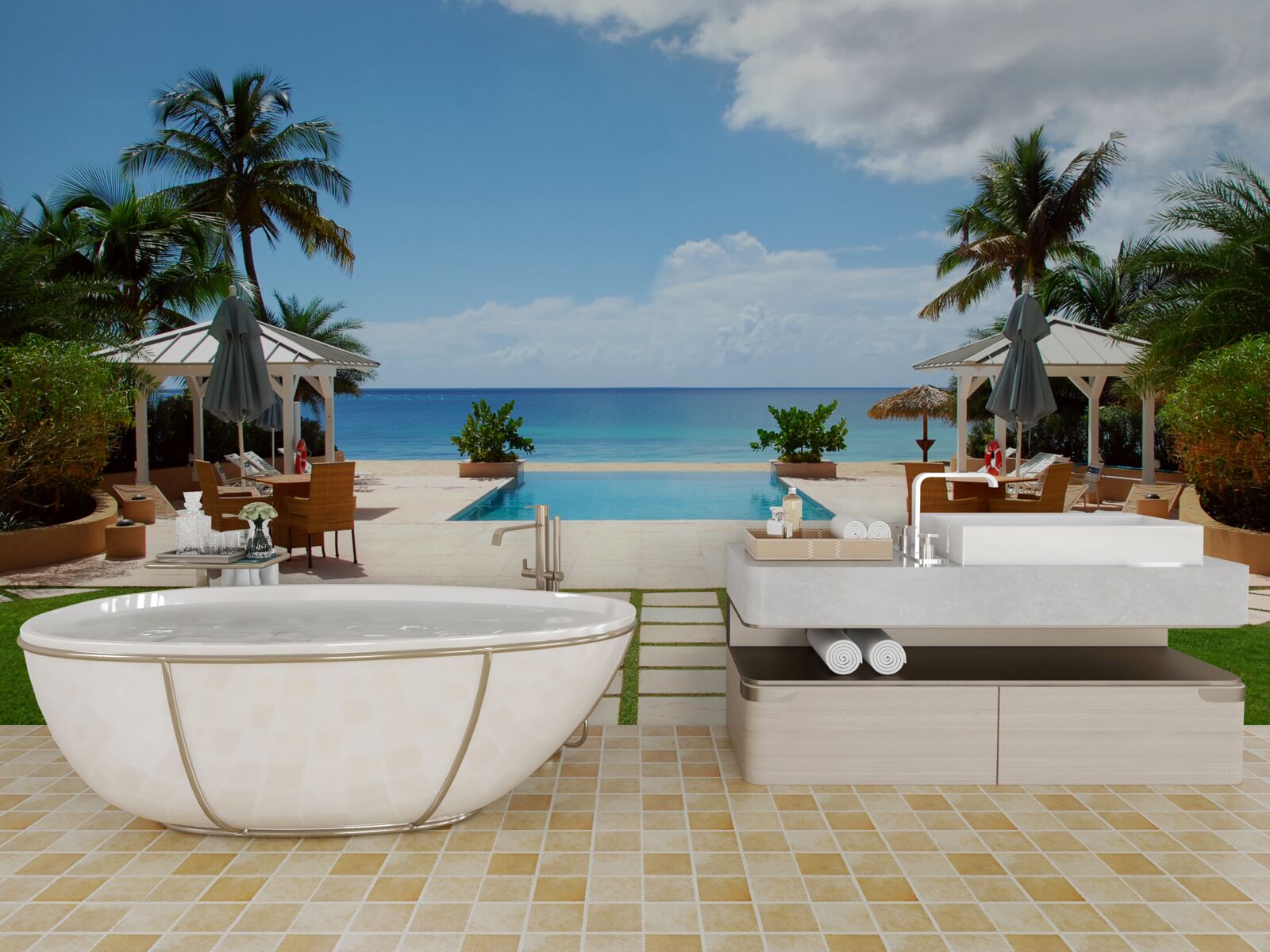 Fototapeta basen morski