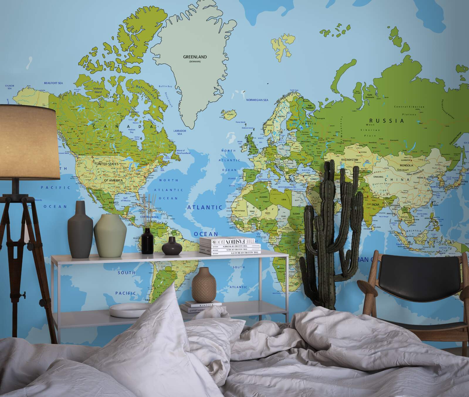 Fototapeta tradycyjna mapa świata