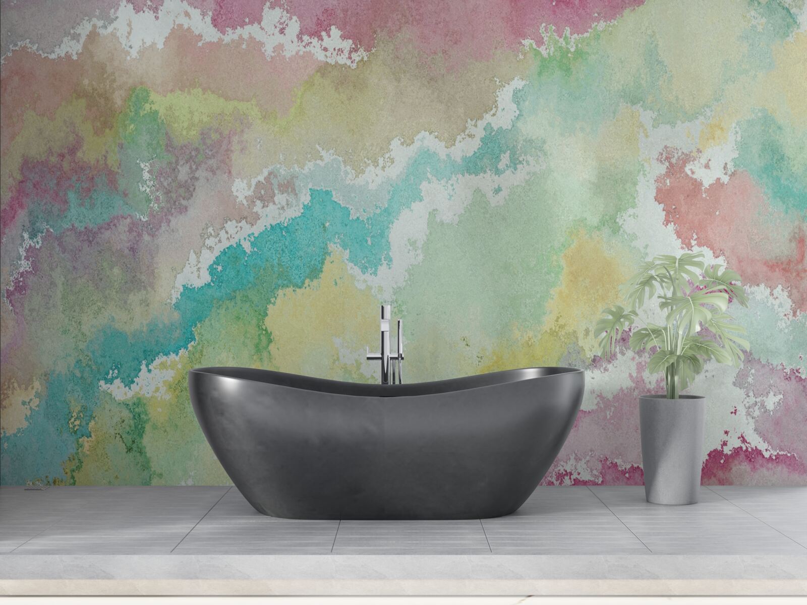 Fototapeta streszczenie zorza polarna