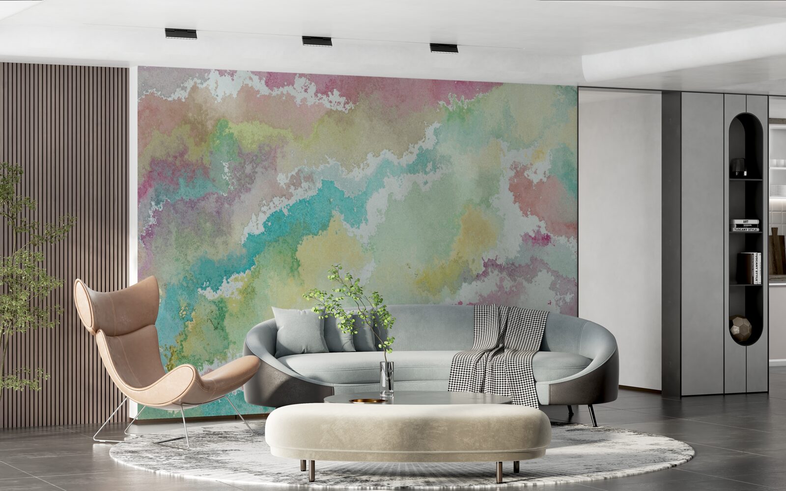 Fototapeta streszczenie zorza polarna