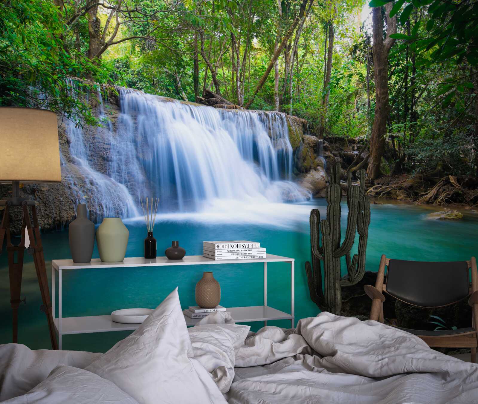 Fototapeta niesamowicie czyste wody leśnego wodopoju