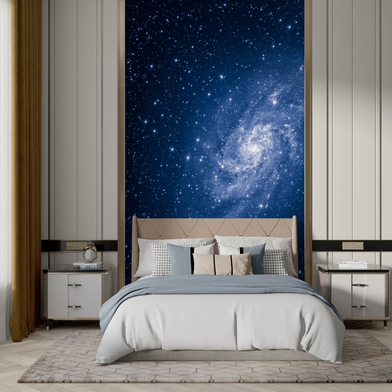 Fototapeta galaktyka w gwiaździstej przestrzeni