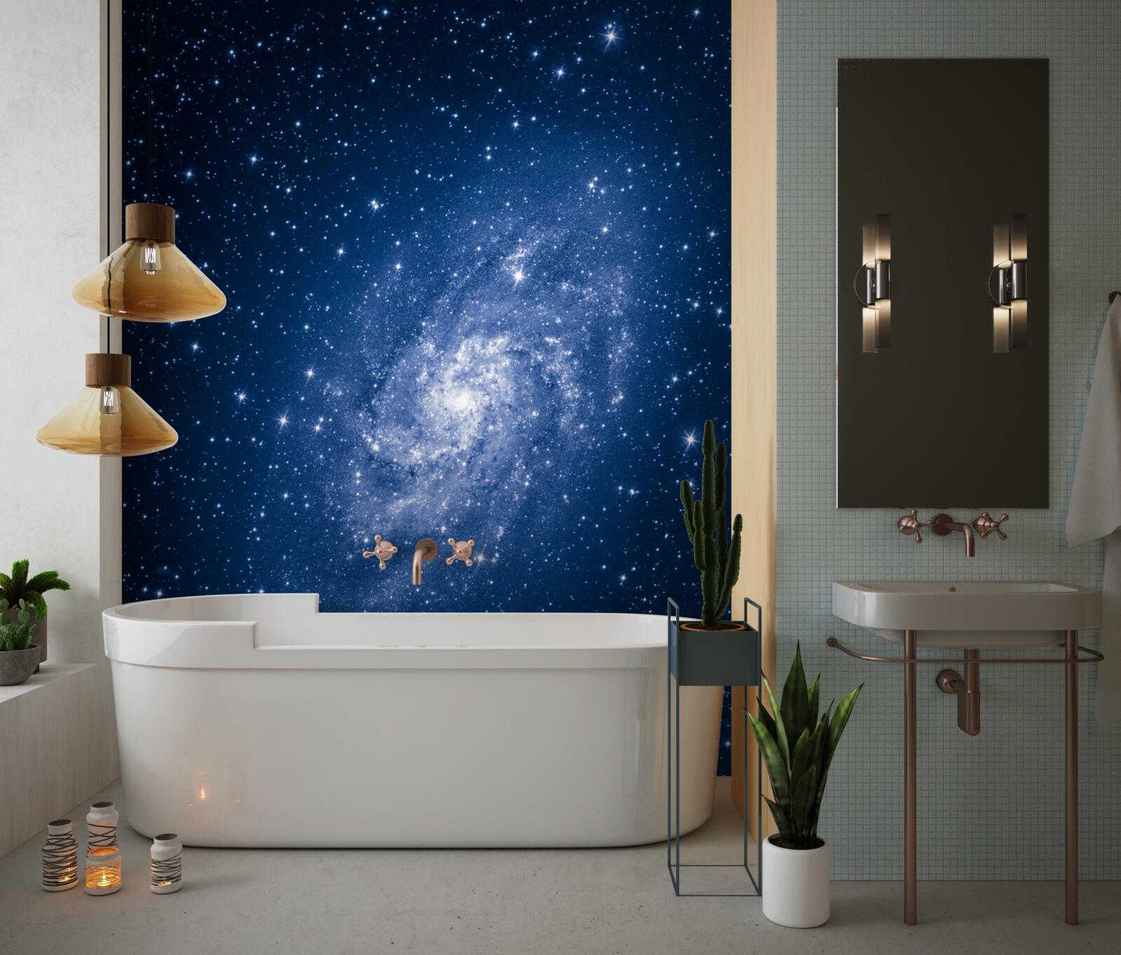 Fototapeta galaktyka w gwiaździstej przestrzeni