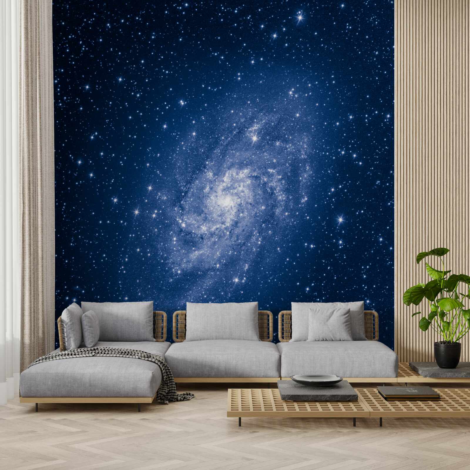 Fototapeta galaktyka w gwiaździstej przestrzeni