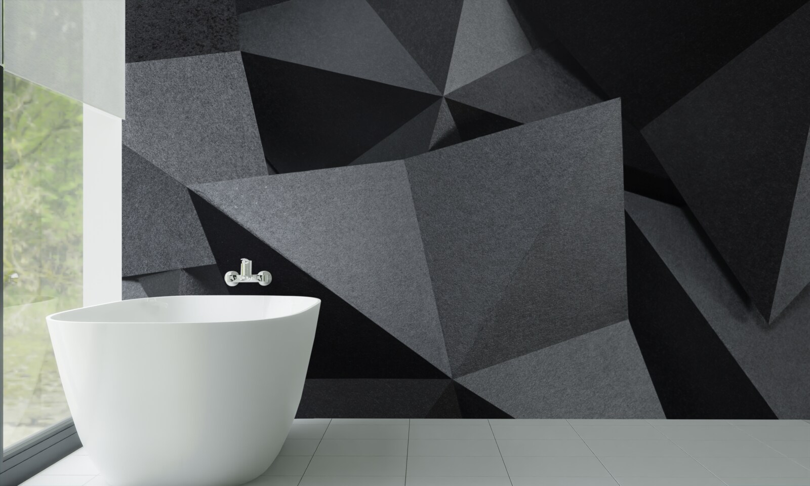 Fototapeta figury geometryczne na ciemnym tle