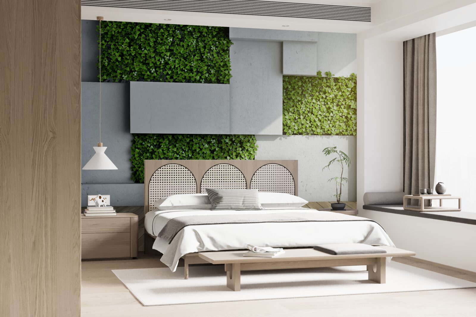 Fototapeta zielona dekoracja ścienna