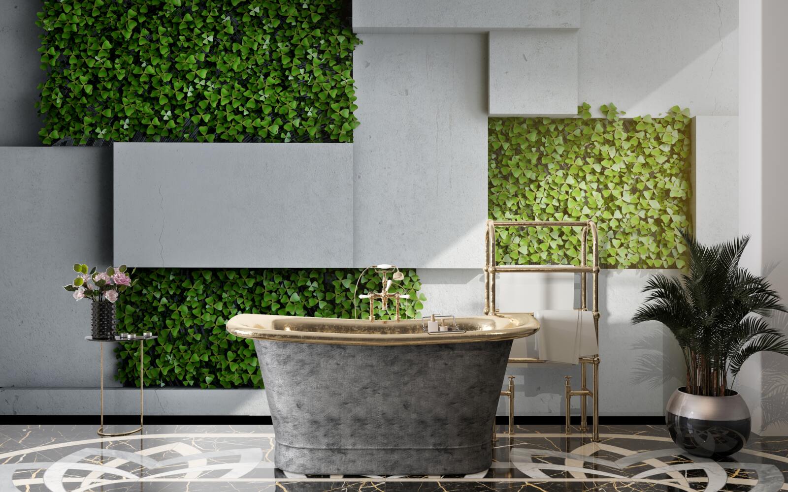 Fototapeta zielona dekoracja ścienna