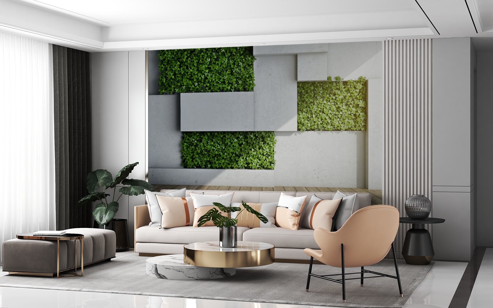 Fototapeta zielona dekoracja ścienna