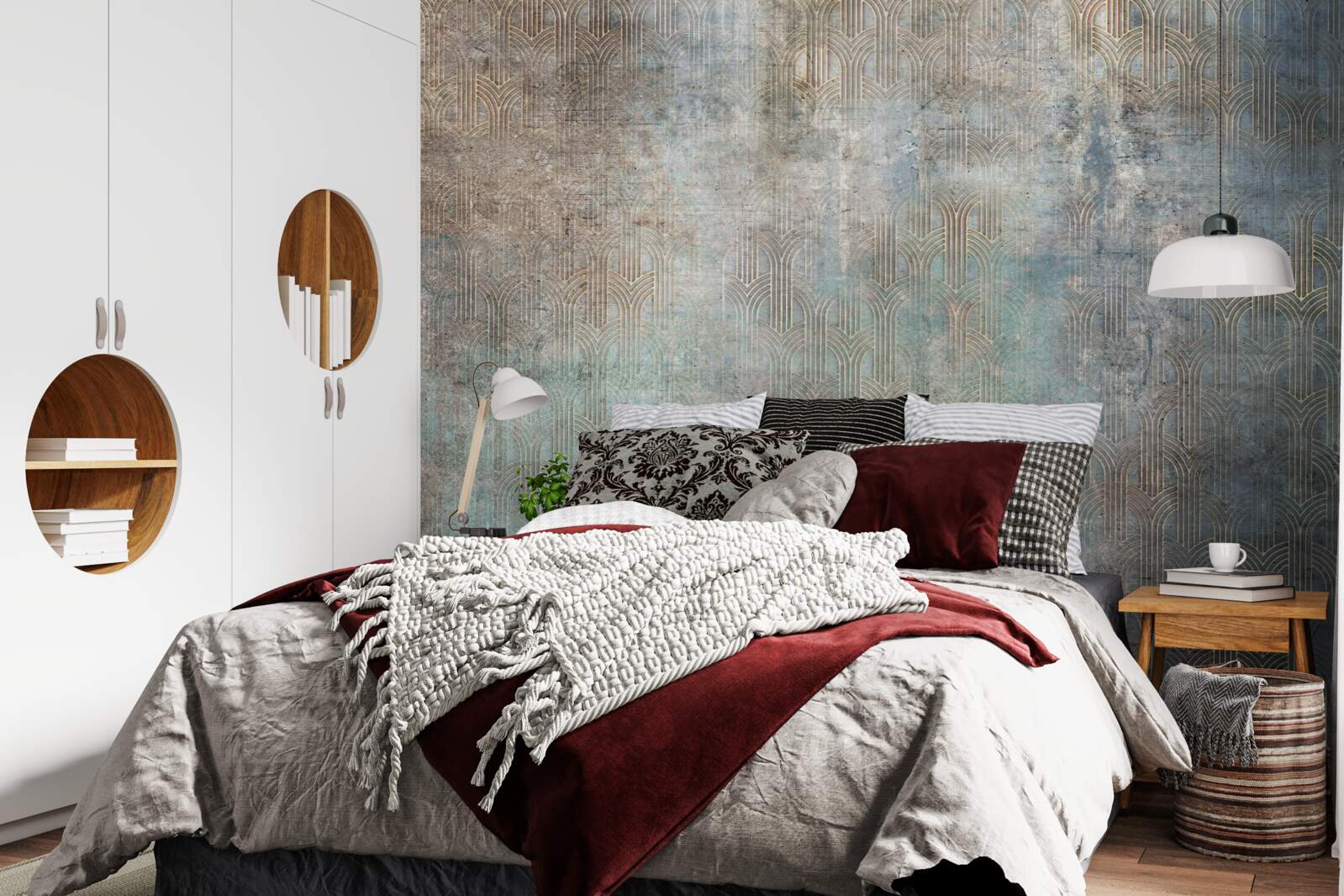 Fototapeta w nocy deszcz padający na wodę