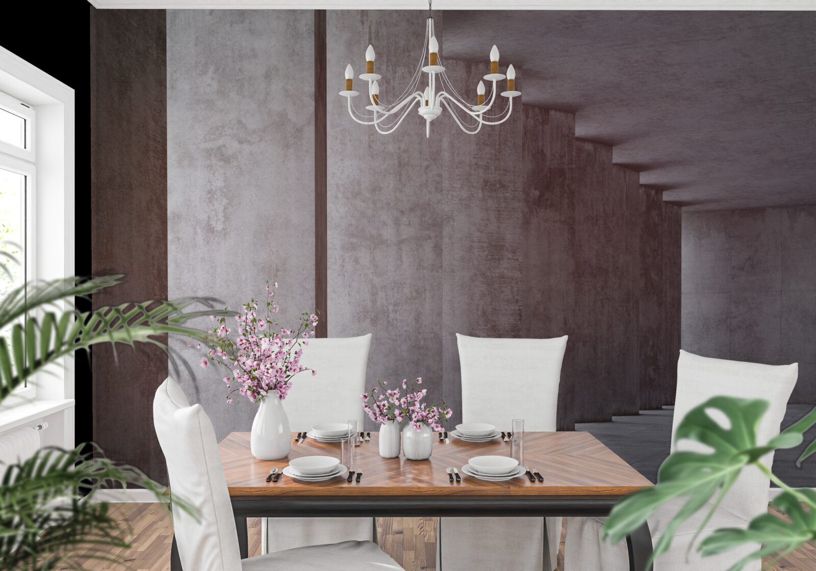 Fototapeta lekka kolumnada bez zakrętów