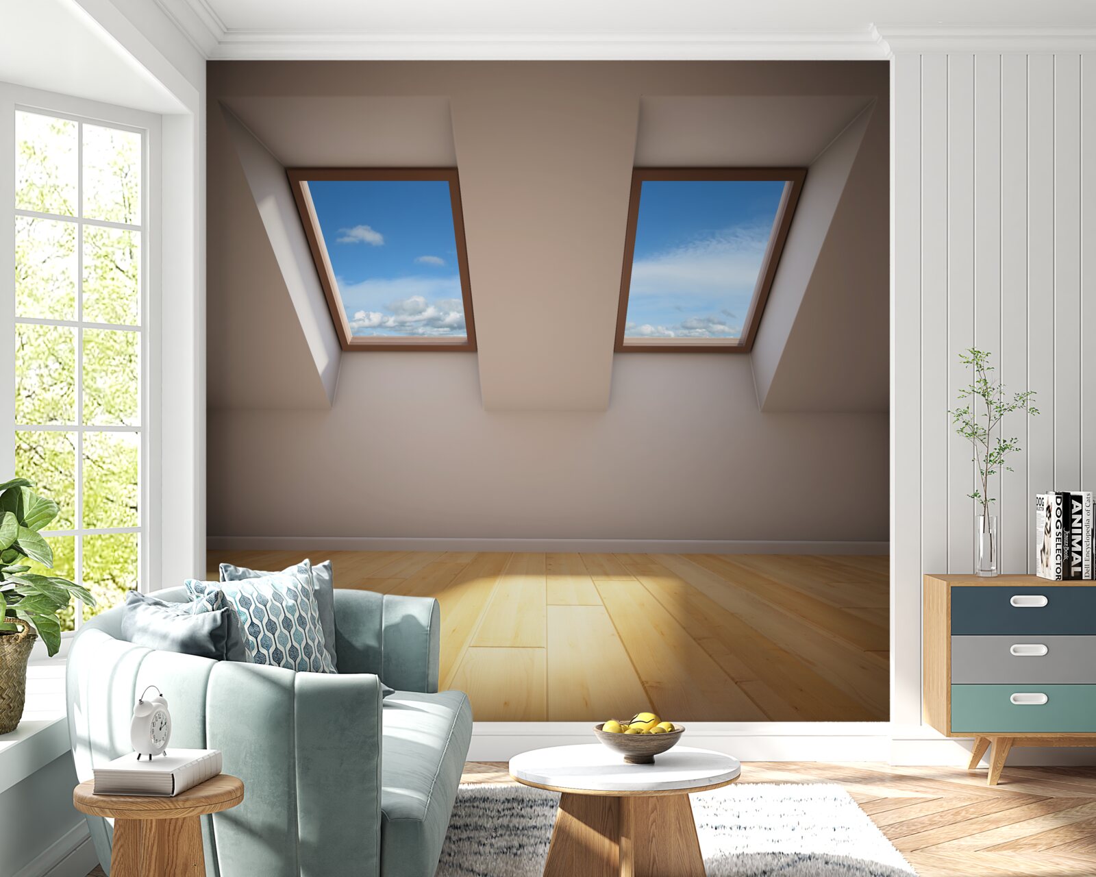 Fototapeta najwyższy poziom z widokiem na niebo