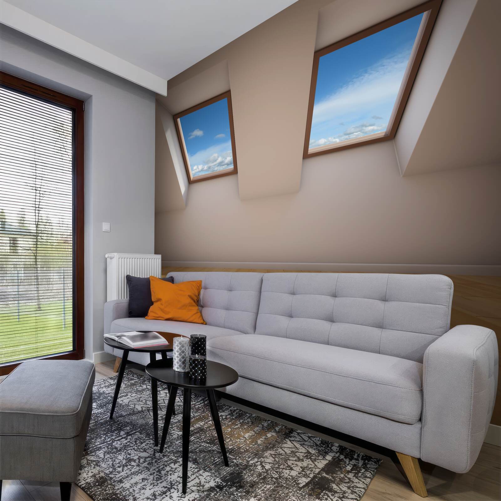 Fototapeta najwyższy poziom z widokiem na niebo