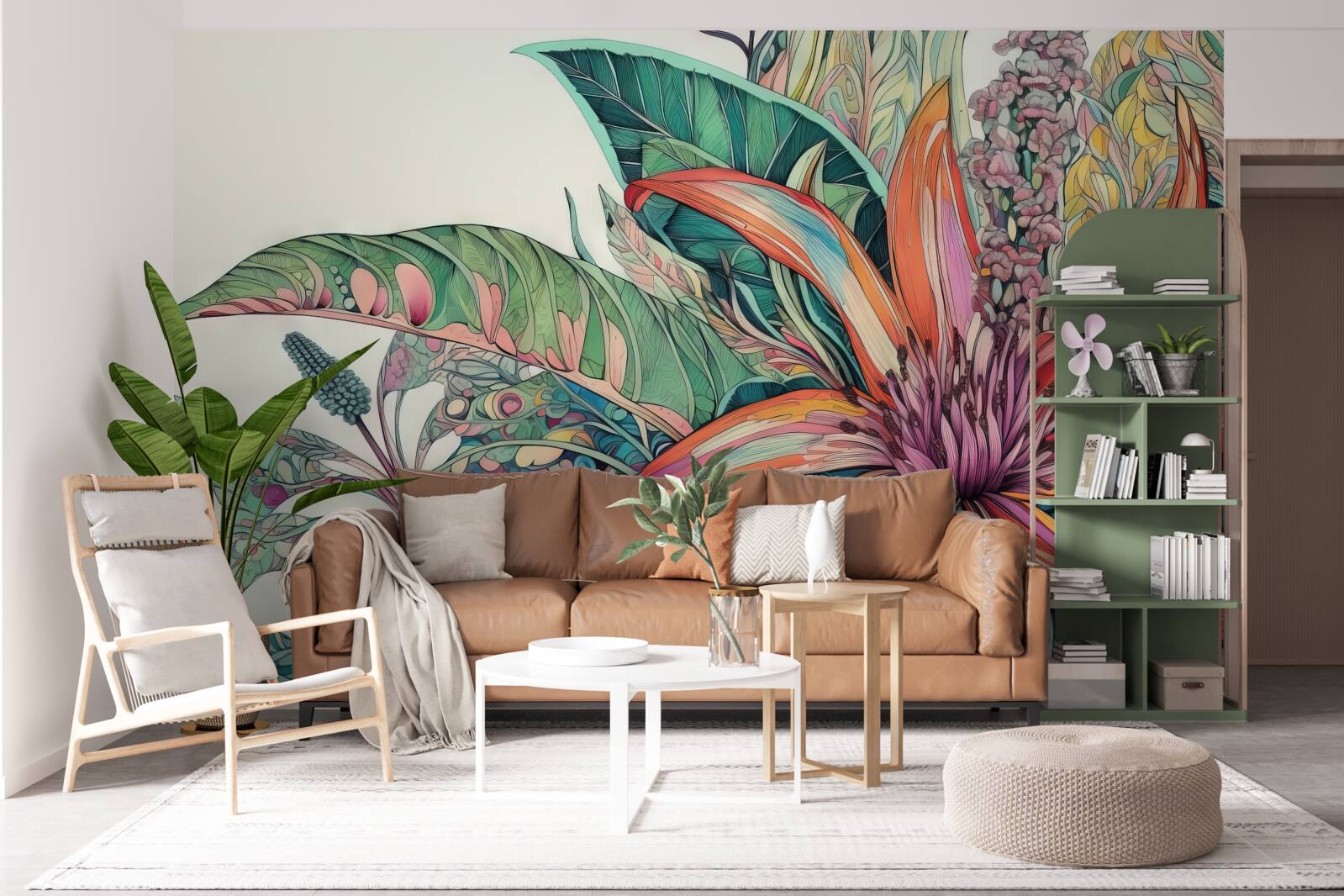 Fototapeta otwarty pączek agresywnej rośliny