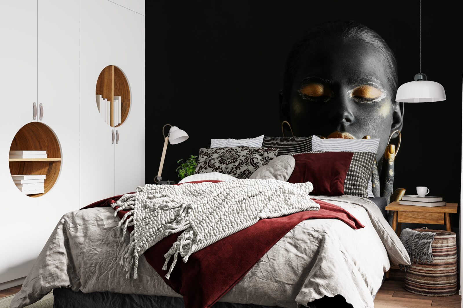 Fototapeta kobieta z zaciśniętymi ustami