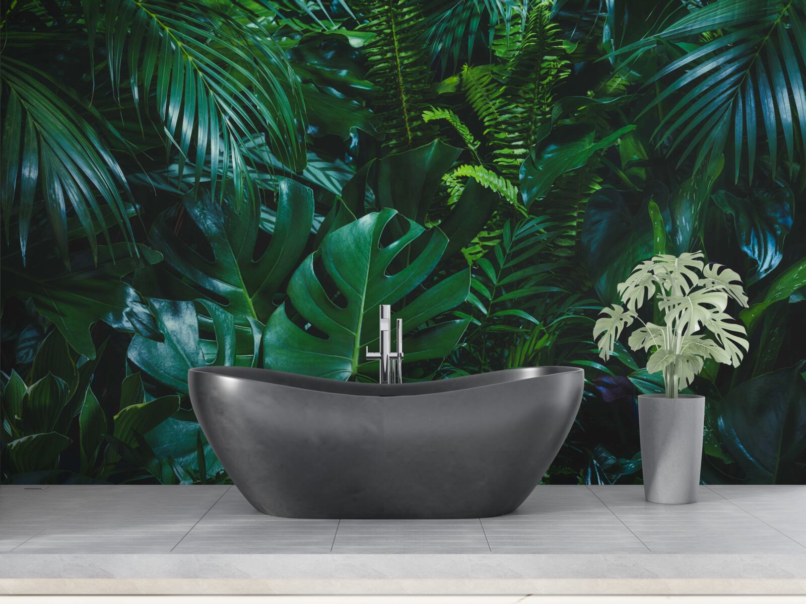 Fototapeta tropiky pokryte są bujną zieloną florą