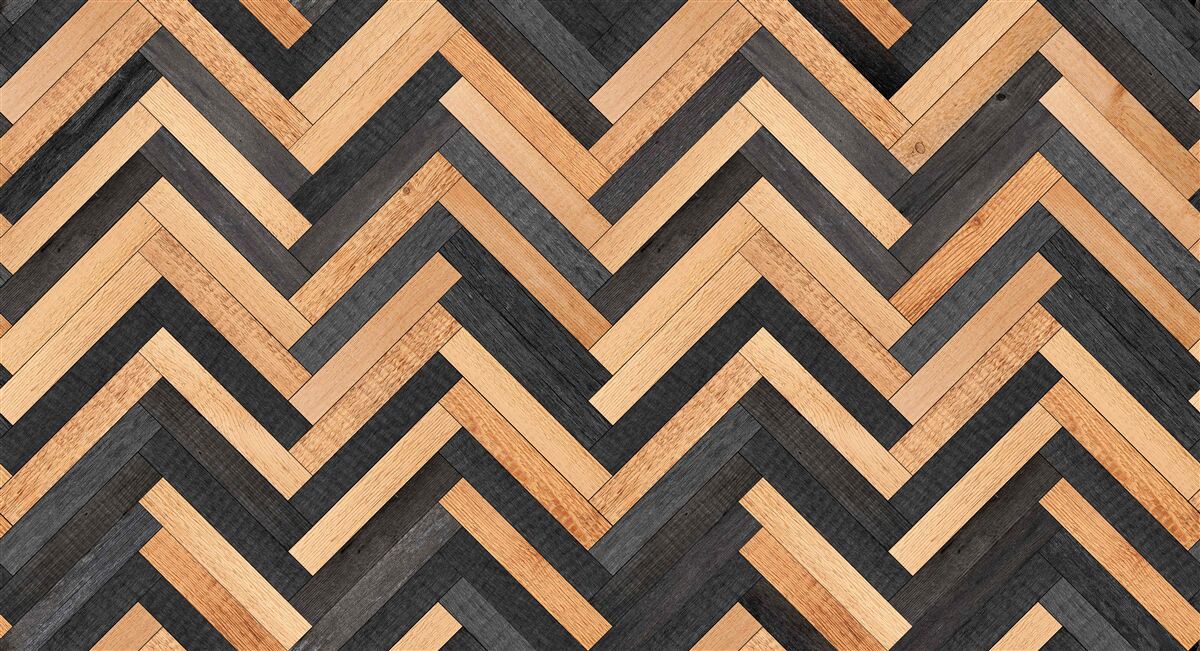 Fototapeta parkiet w jasnych i ciemnych odcieniach