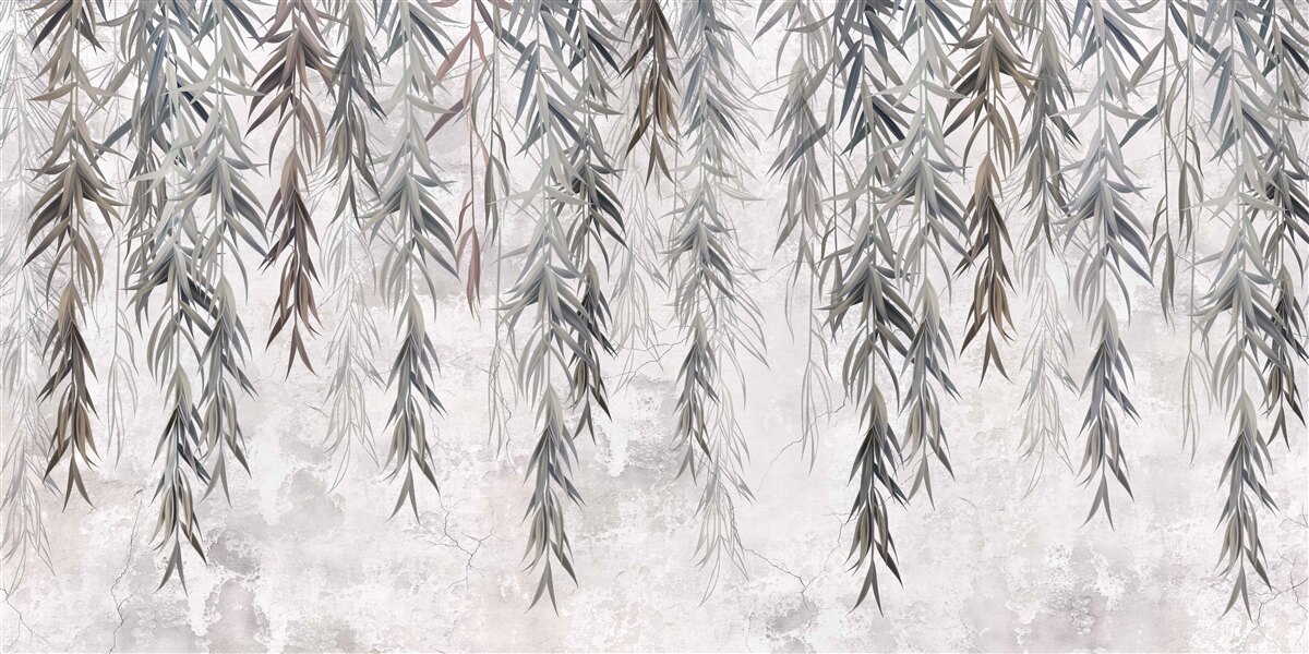 Fototapeta liście wierzby jesienią